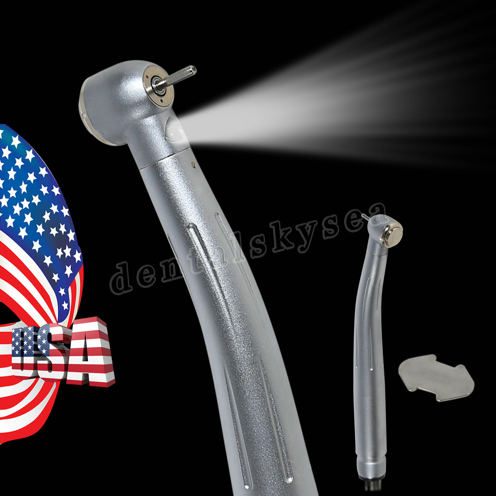 NSK Style Optic Dental E-generator LED 3 Spray High Speed handpiece Turbine 4H