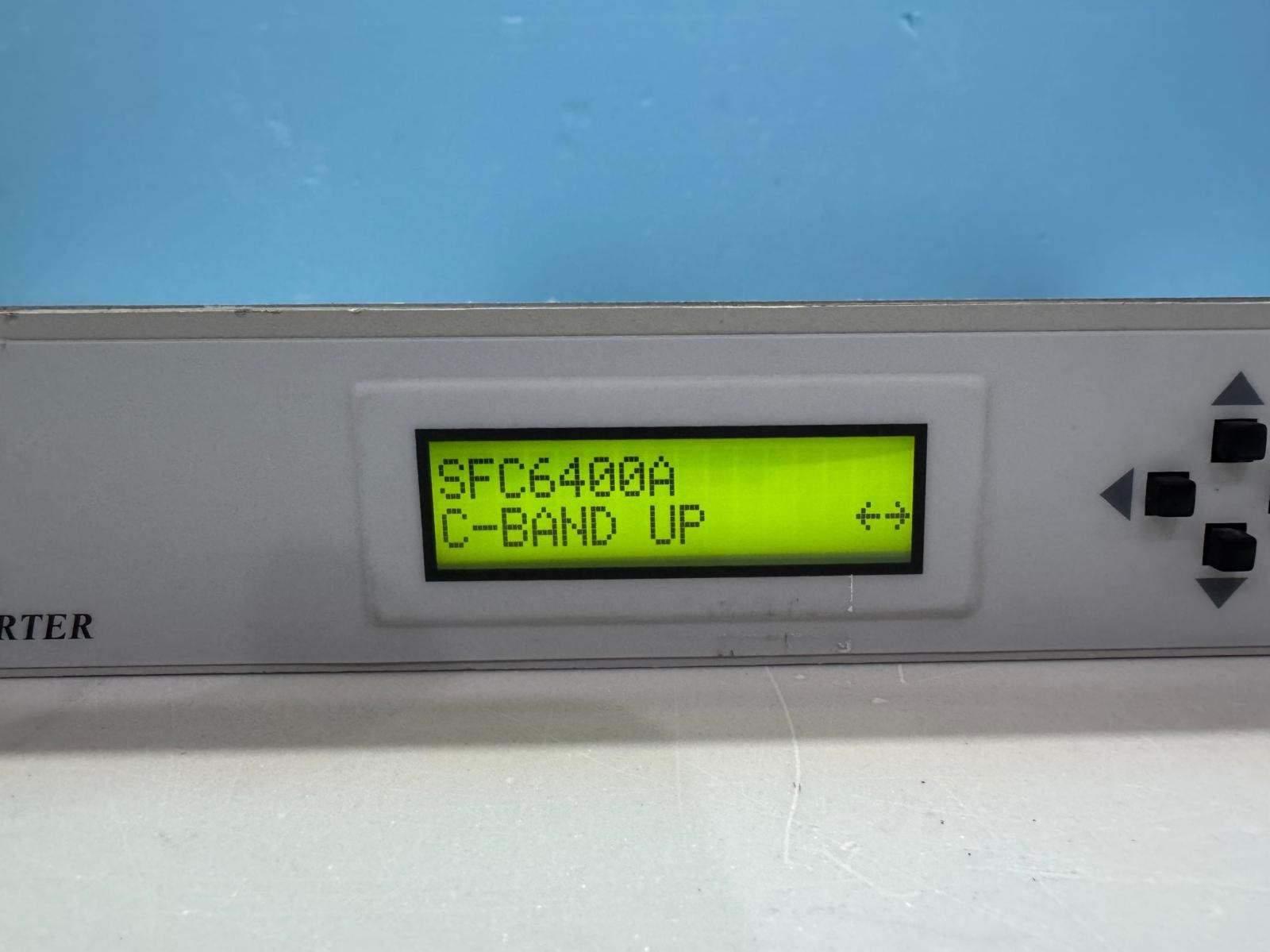 Radyne SFC6400A C-Band Up Converter – TESTED TO POWER ON – No Accessories