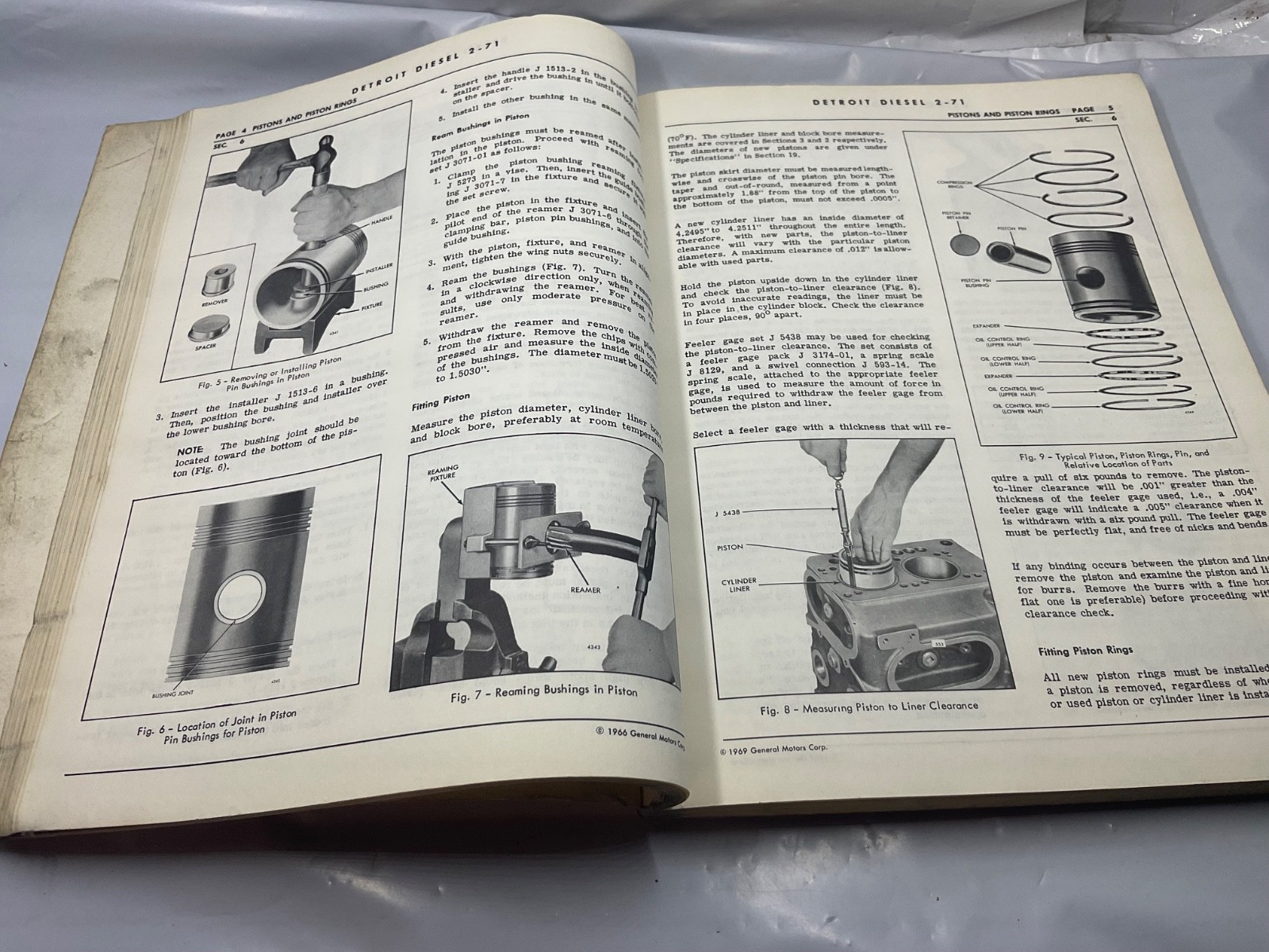 Detroit Diesel 2-71 Engine Maintenance Overhaul Manual 1969 6SE-109