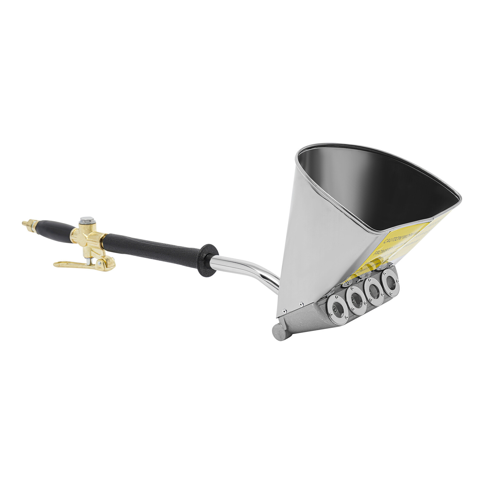 Cement Mortar Sprayer 4 Jets Stucco Sprayer Mortar Spray Gun Hopper Wall Paint