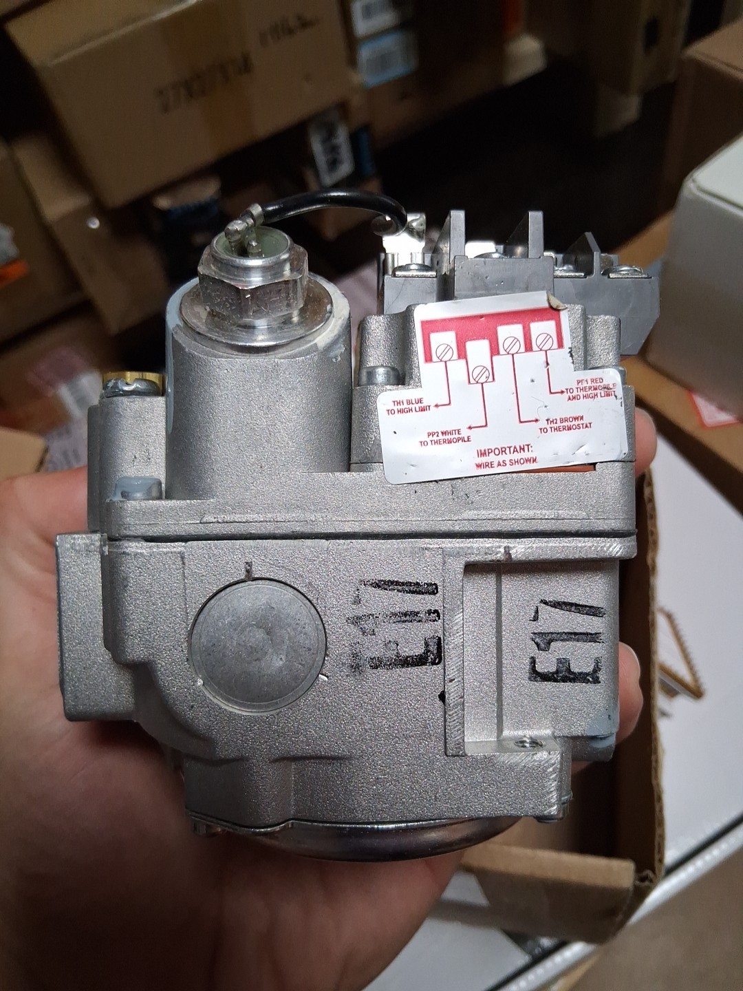 *Pitco* 60203001-CL Gas Valve, Natural Gas,4.0 WC Millivolt Only OEM Replacement