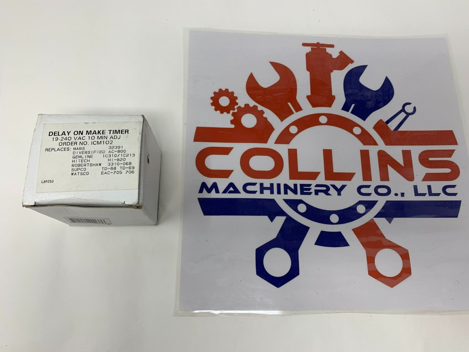 ICM ICM102 Delay on Break Timer 03-10 Minutes Adjustable Delay 18-240VAC