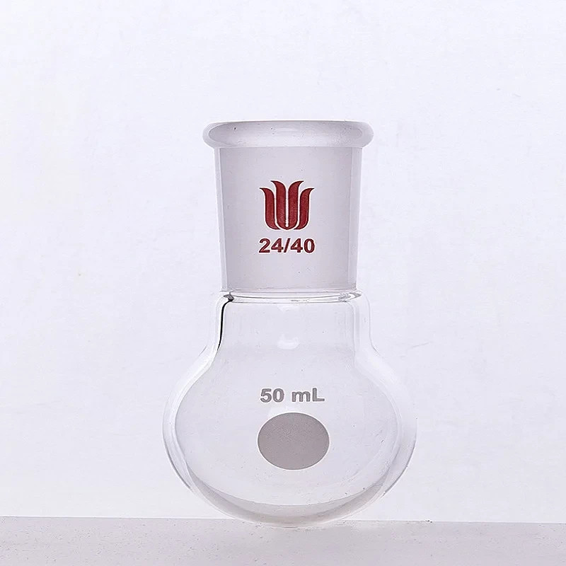 Single Neck Round Bottom Flask 25-5000ml 24/40 Borosilicate Glass