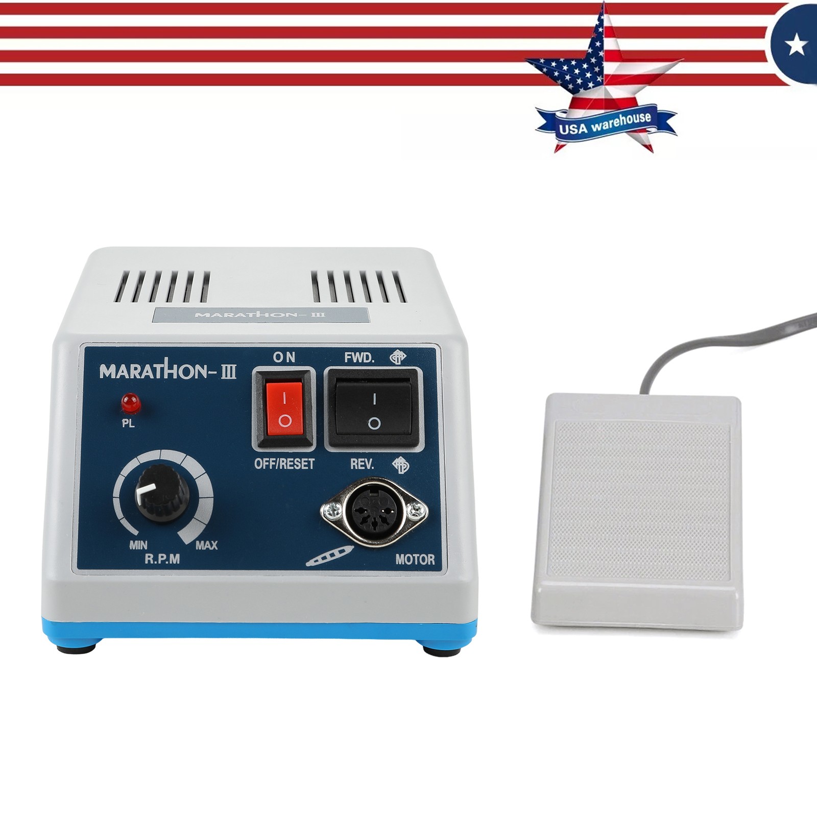 Dental Lab Marathon Electric Micromotor Polishing Unit 35K rpm Motor