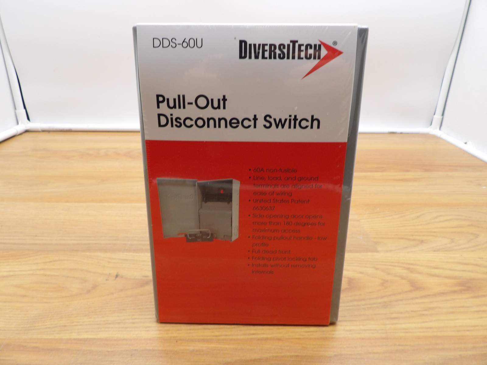 Diversitech DDS-60U Pull-Out Disconnect Switch 60 Amp Fusible 220 Volts-NEW