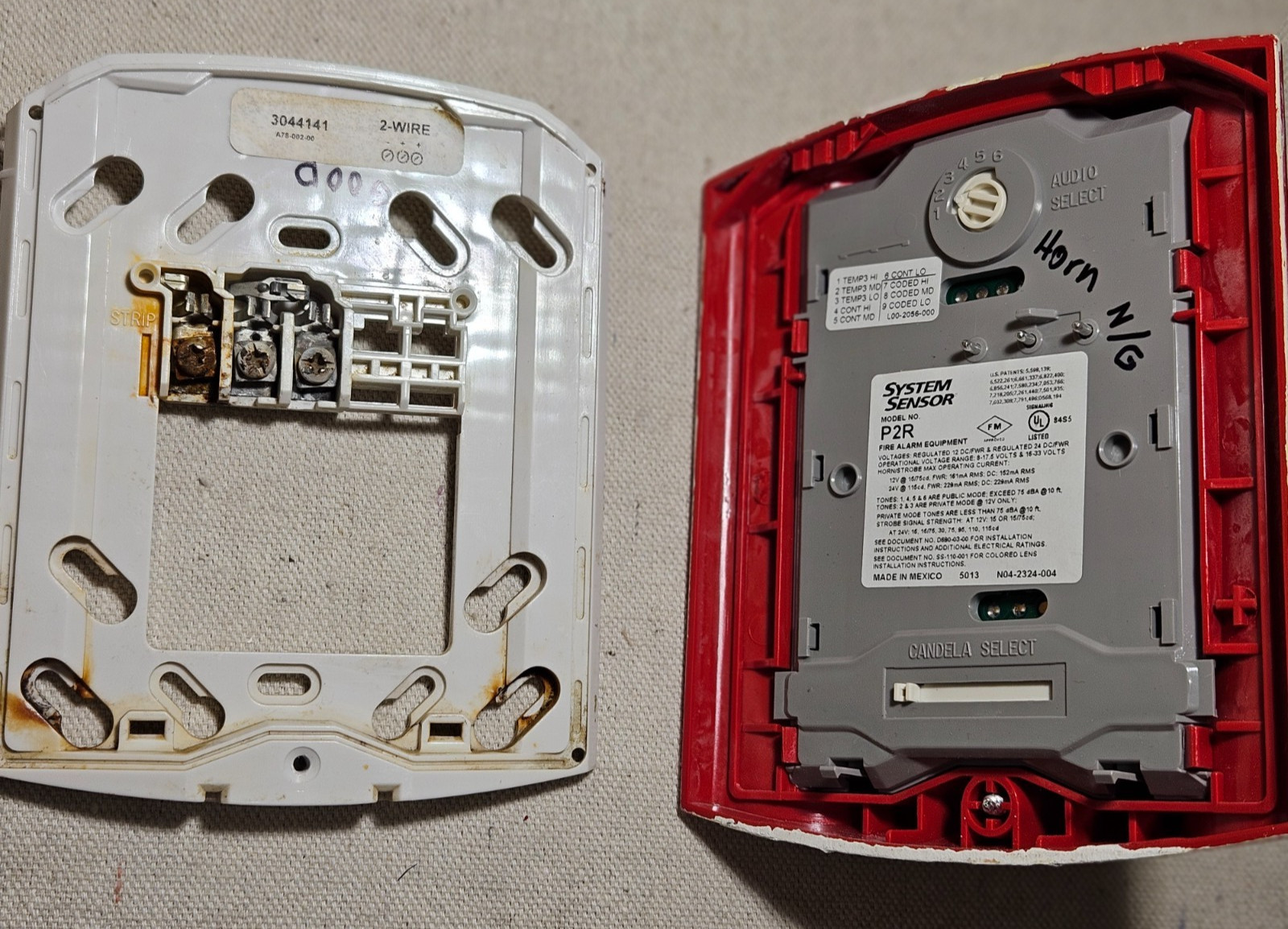 System Sensor P2R Strobe Only