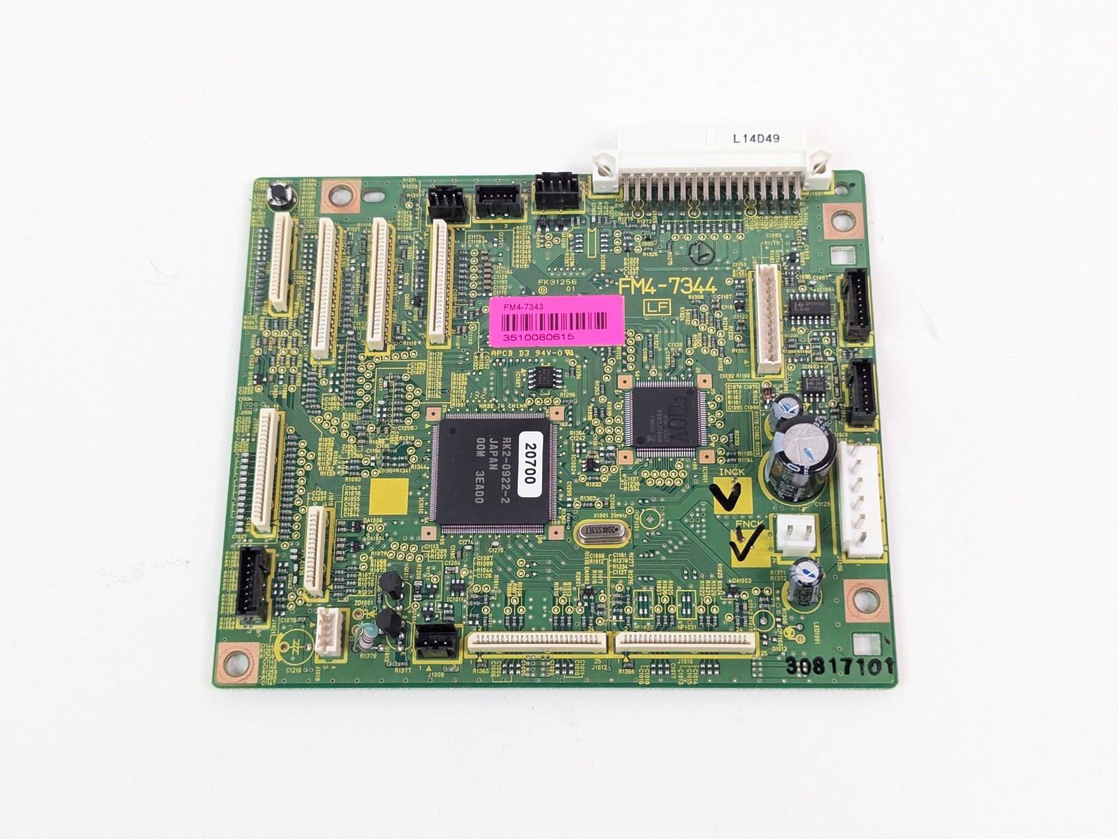 Original Canon imageRUNNER C1030 FM4-7343 DC Controller PCB Assembly OEM