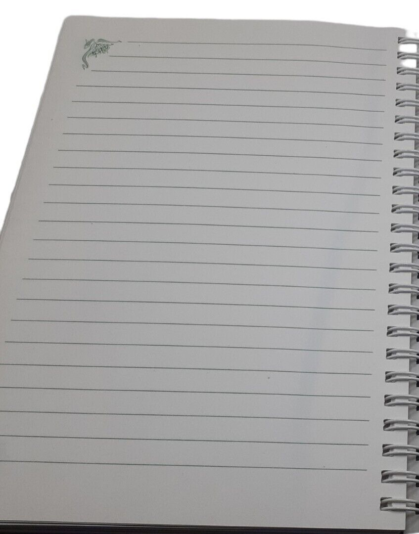 Blank Book Journal Rhapsody LTD English Tea Spiral Spring Floral 8.5″x6″ Gift