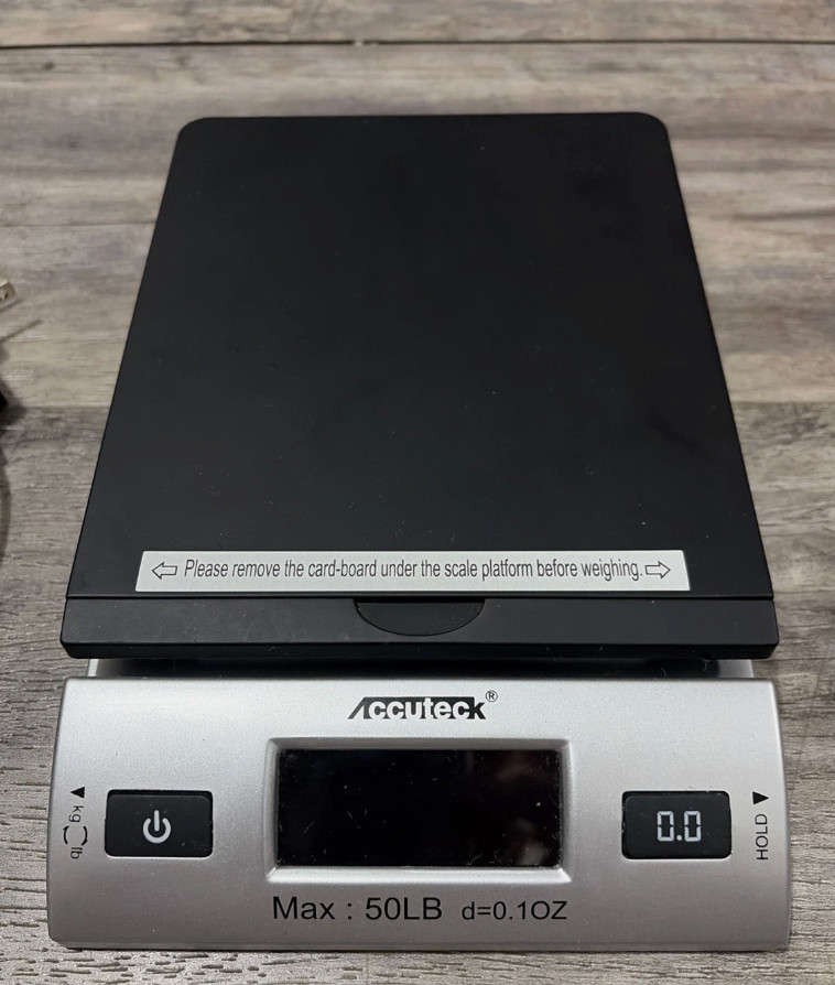 Accuteck W-8250-50bs, 50lb Digital Shipping Postal Scale BRAND NEW w/Adapter