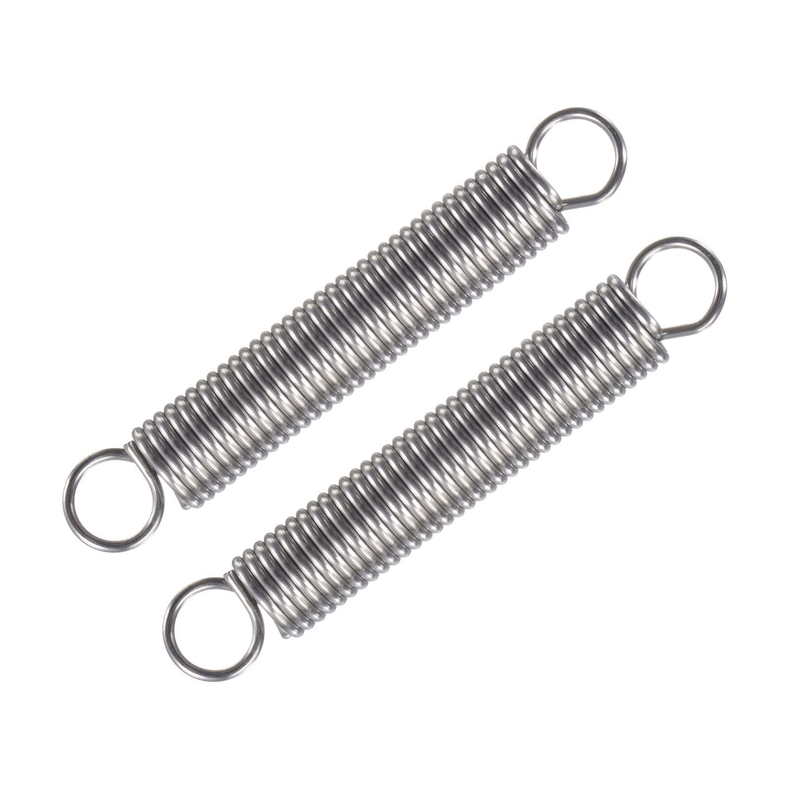 METALLIXITY Extension Spring (1.5x12x80mm/0.06″x0.48″x3.15″) 2Pcs, 304 Stainl…