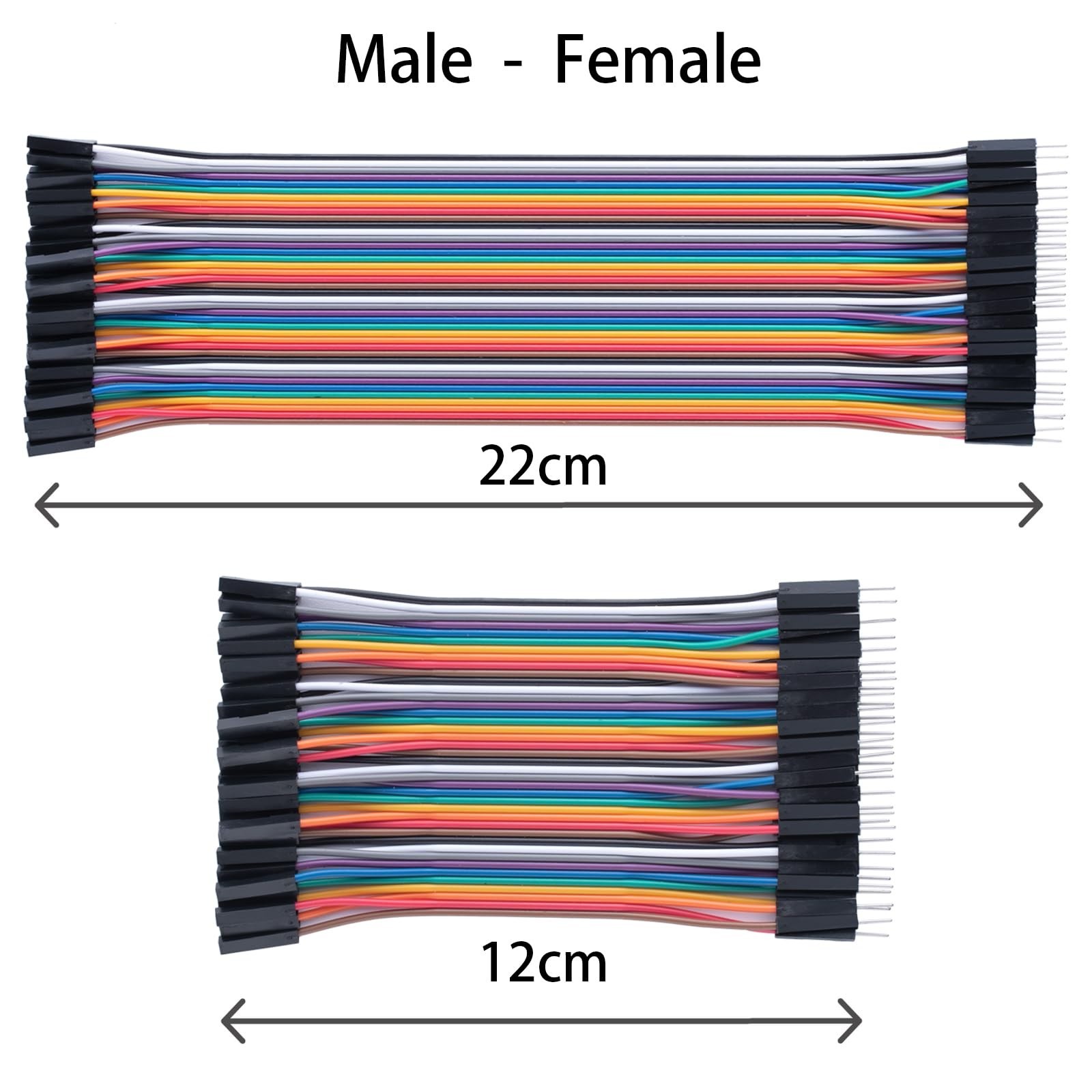 360pcs Jumper Wires Kit 10cm/20cm/30cm Male/Female/Male to Male for Arduino/Rasp