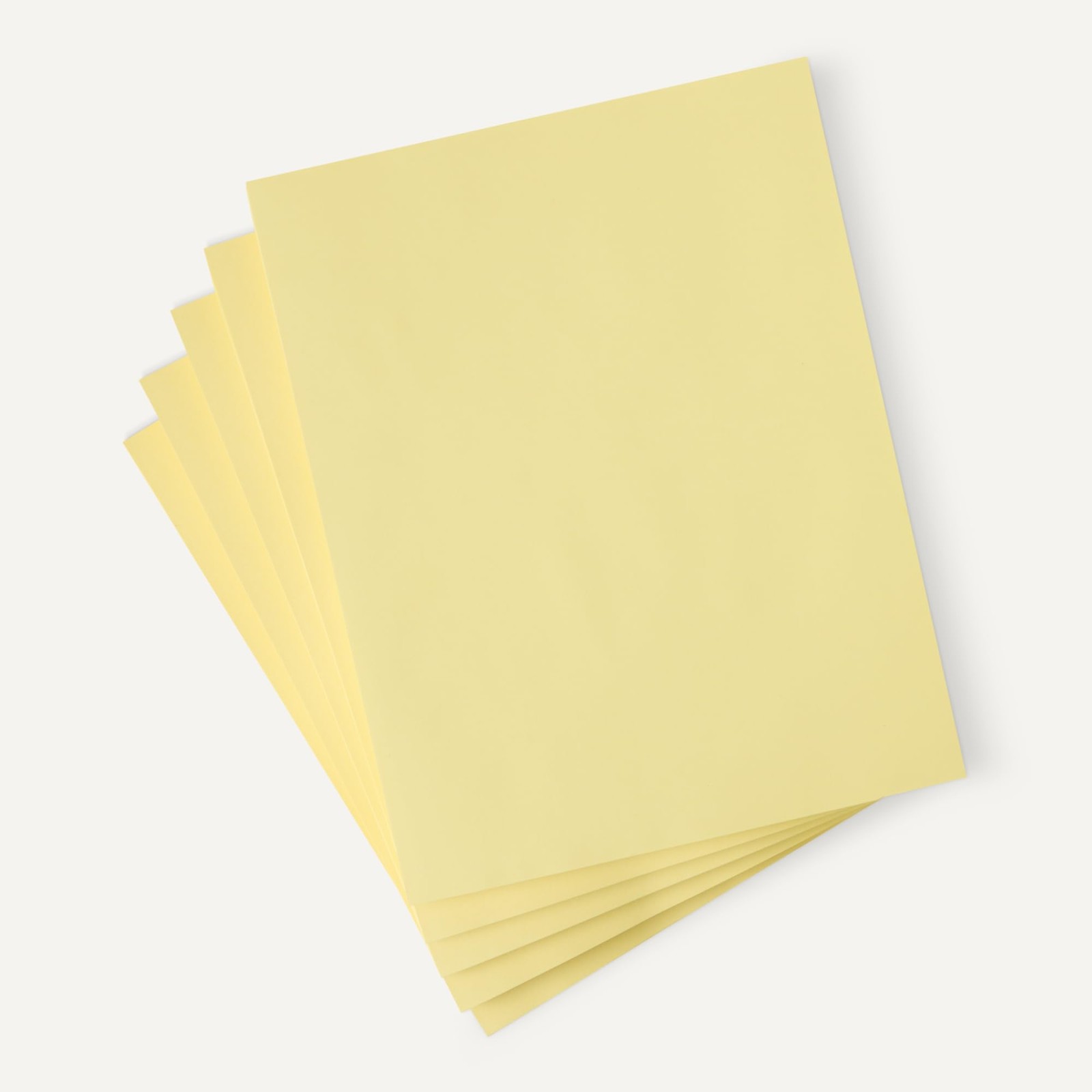 500 Sheets 8.5×11 Pastel Canary Yellow 20lb Recycled Copy Printer Paper