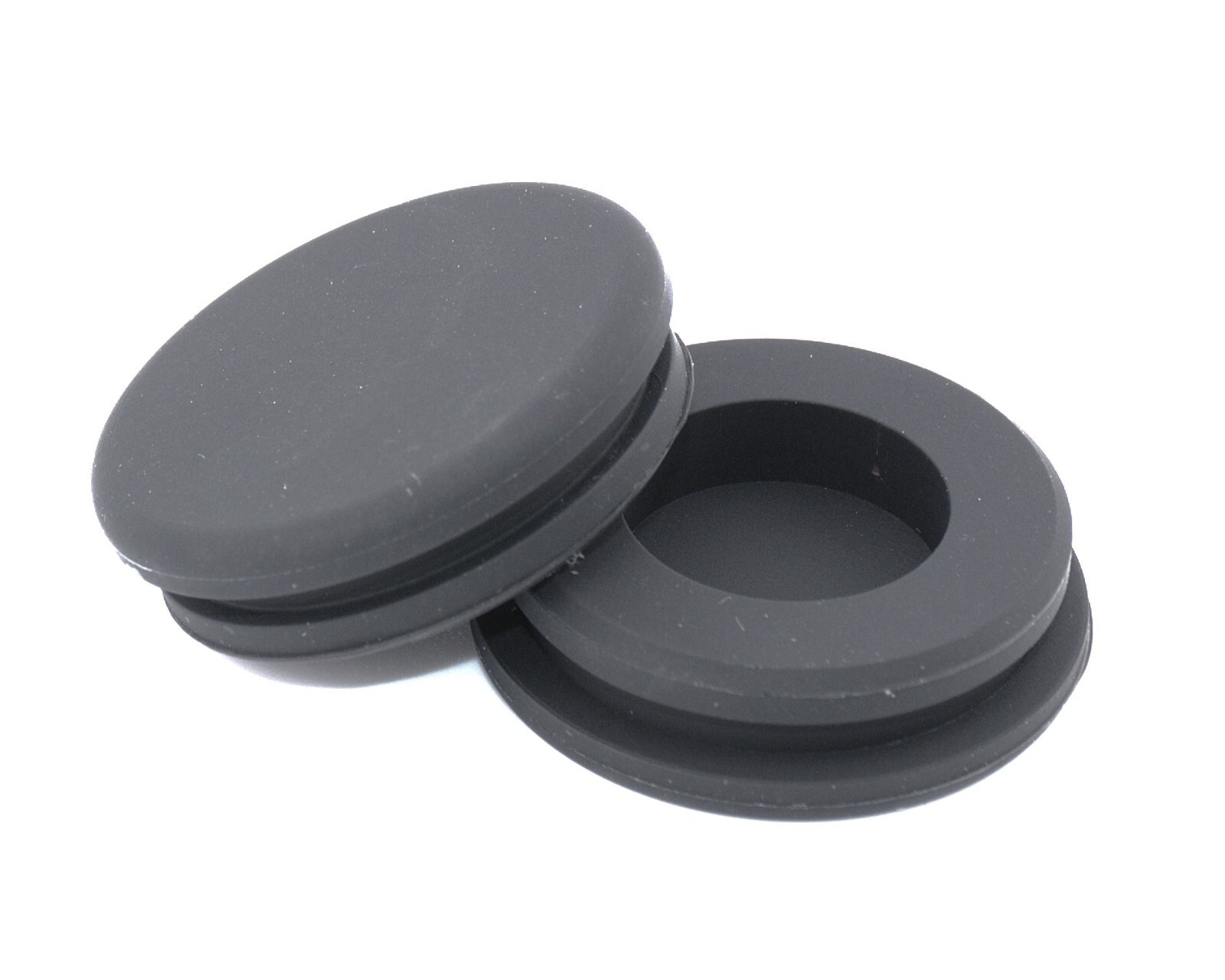 1 1/8″ Hole Size Solid Rubber Grommet without Center Hole, Fits 1/8″ Materials