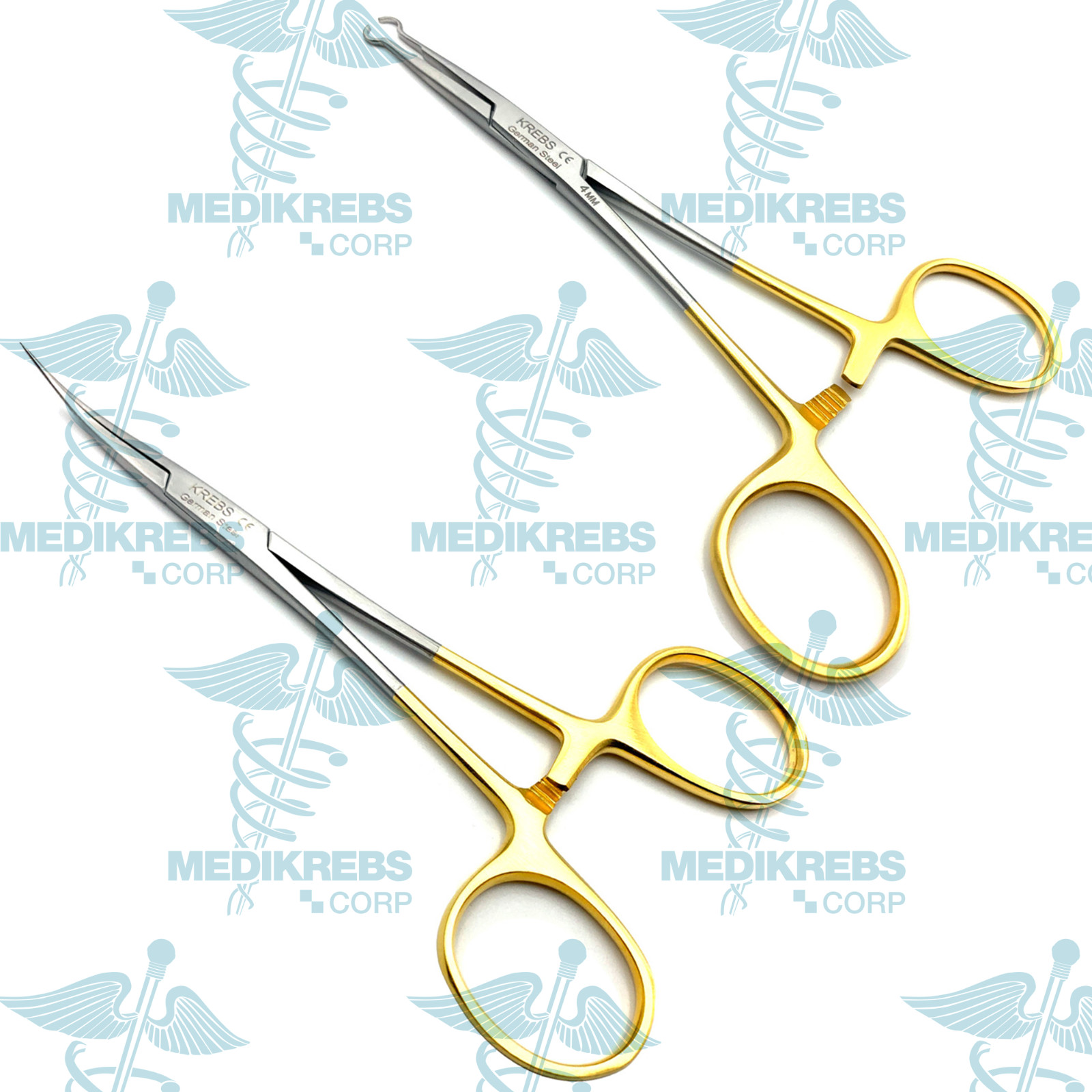 No Scalpel Vasectomy Forceps Set – Dissecting and Ring Fixation 14 cm