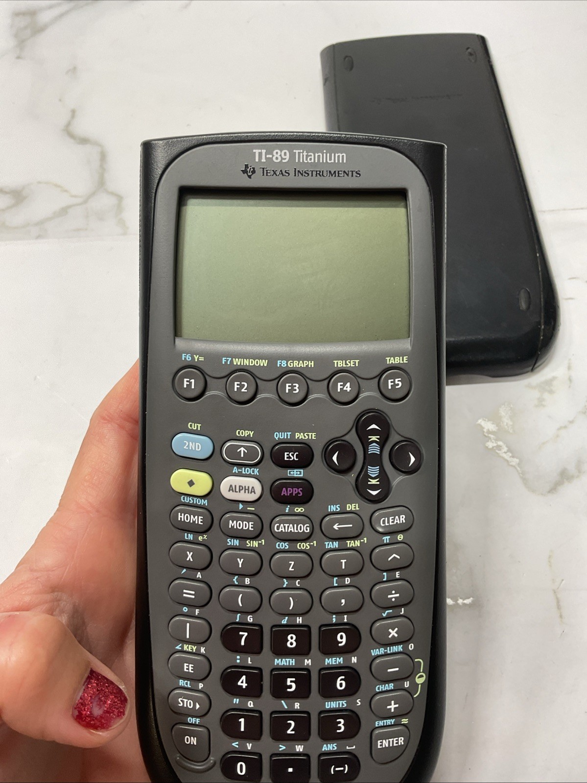 Texas Instruments TI-89 Titanium Graphing Calculator w/ Cover Tested Working