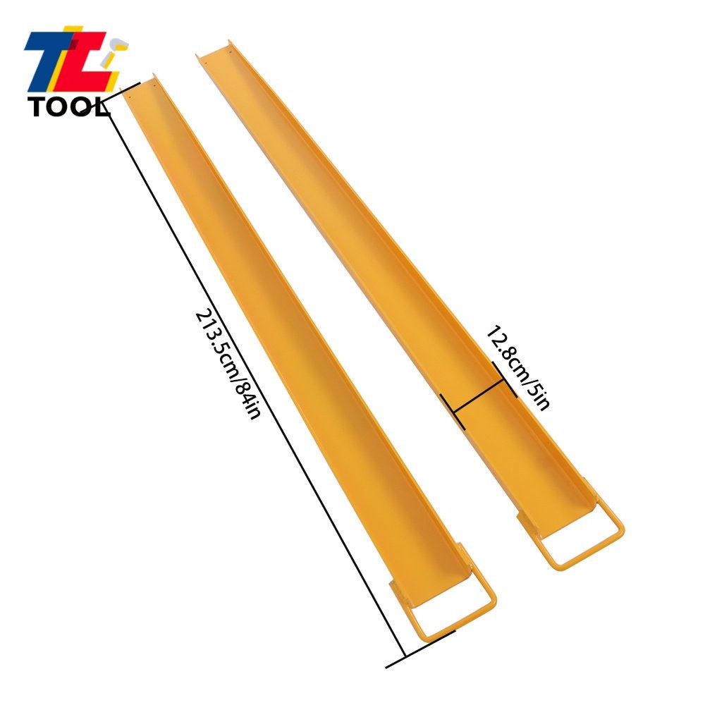 Forklift Extensions 84” * 4.5″ Heavy Duty Steel Pallet Fork Extensions