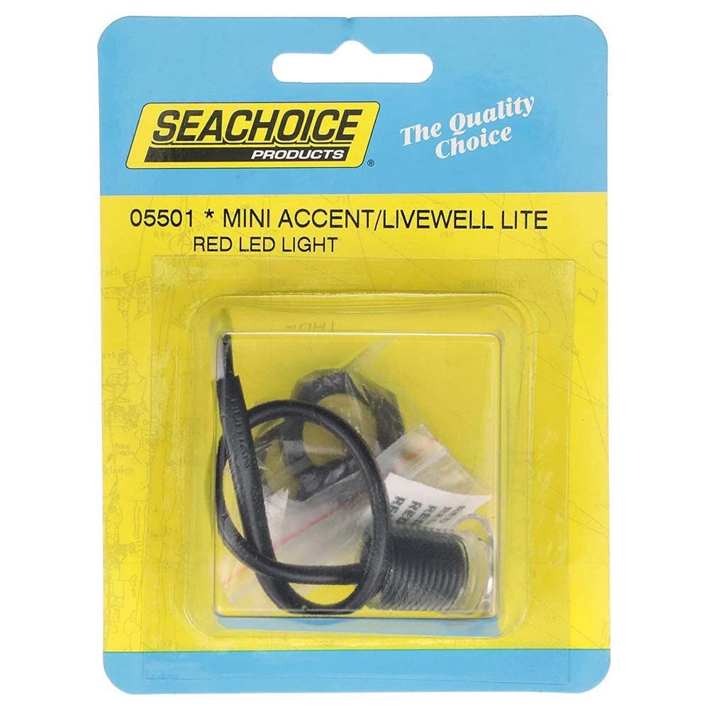 Seachoice Livewell Light Mini Led Accent Red Waterproof 50000 Hours