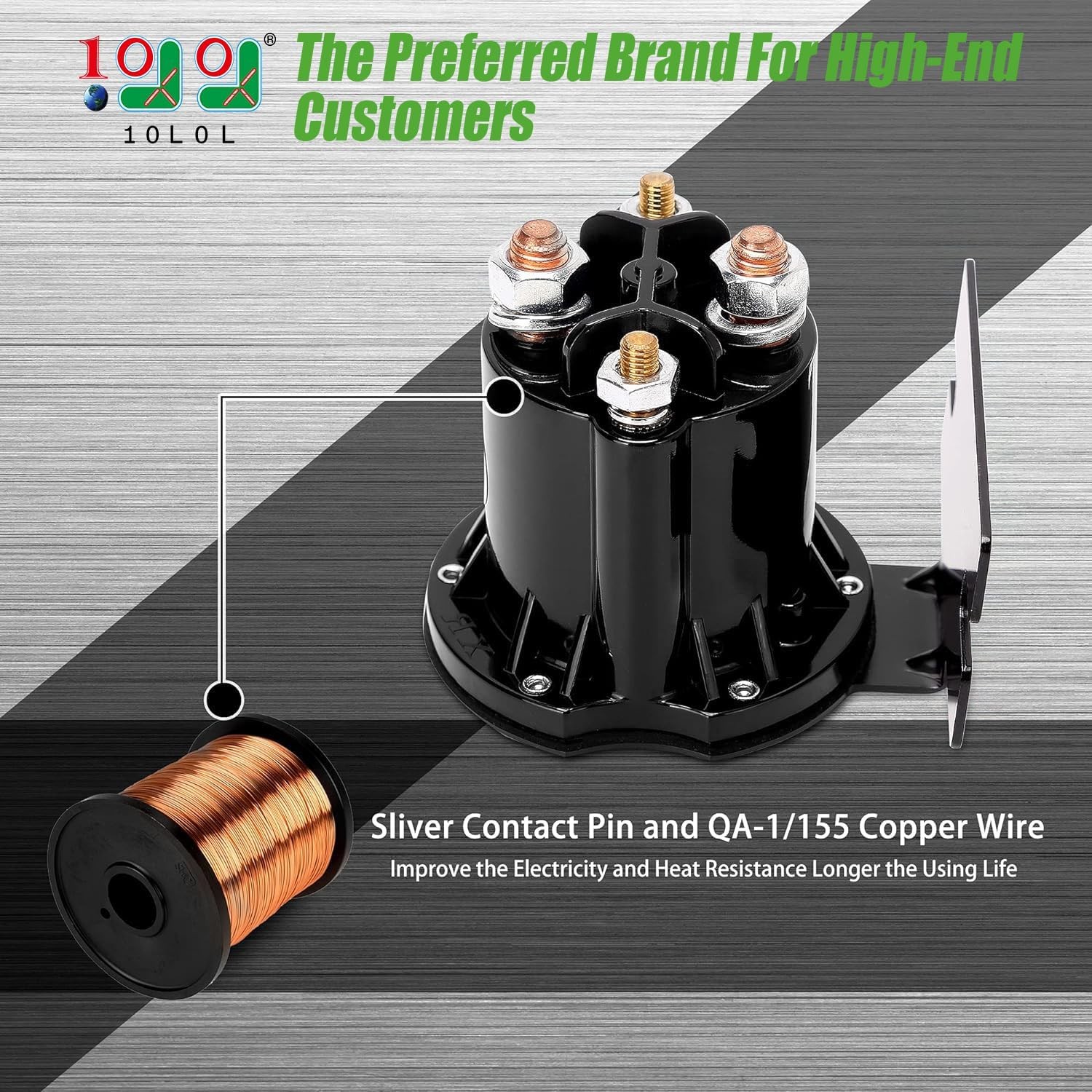 10L0L Golf Cart 48V Solenoid for EZGO TXT 2010-up & All 48V MPT 800/1000 Vehicle