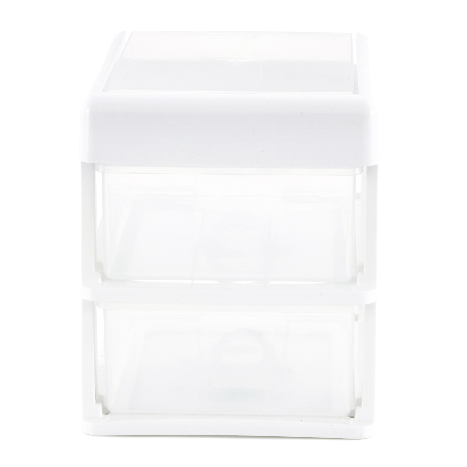 Gracious Living 2 Drawer Desktop Countertop Organizer with Flip Top Lid (4 Pack)