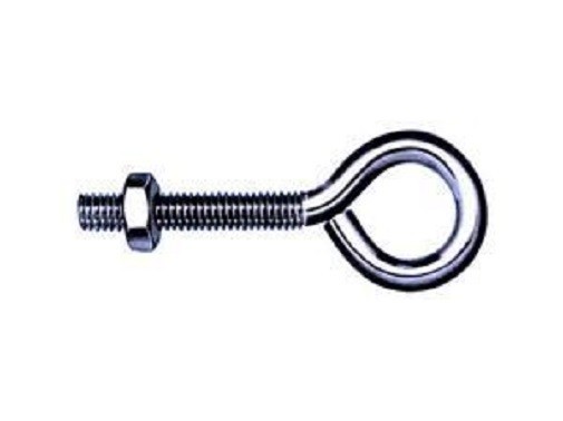 (20pcs) 1/4-20 x 4″ Eye Bolts with Nut Zinc Plated Steel HINDLEY USA #514/10805