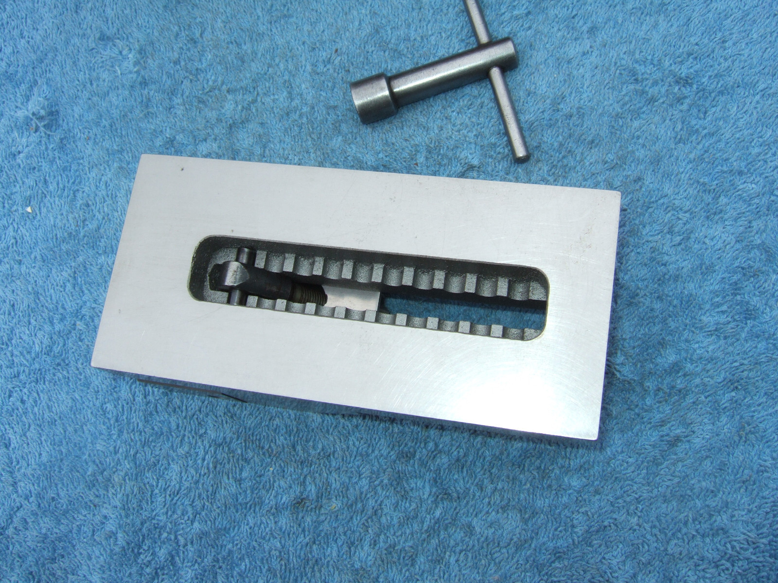 HERMANN SCHMIDT USED V0-4WOH GRIND VISE CASE&WRENCH TOOLMAKER MACHINIST INSPECT