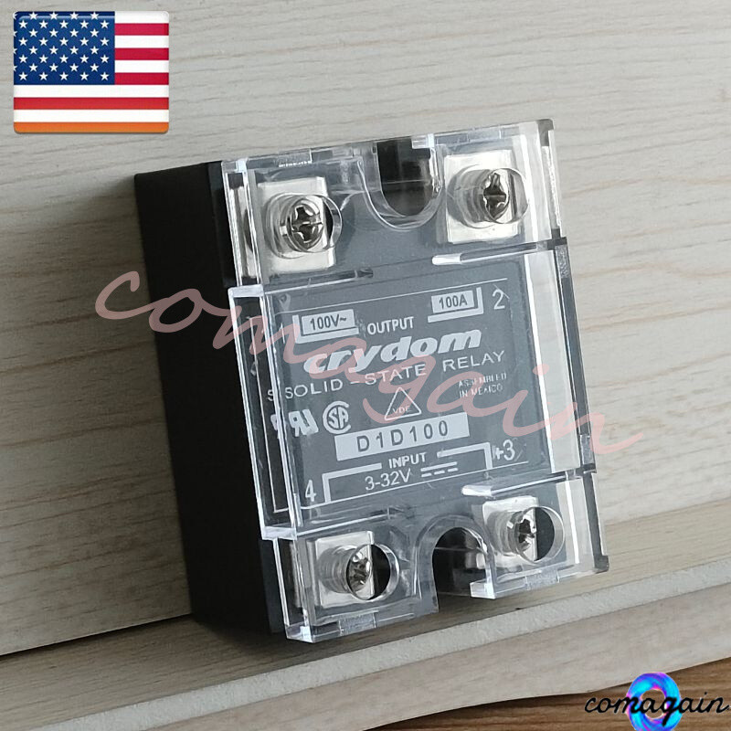 For Crydom D1D100 Solid State Relay 100VDC/100A IP00 SPST D1D100 3-32VDC