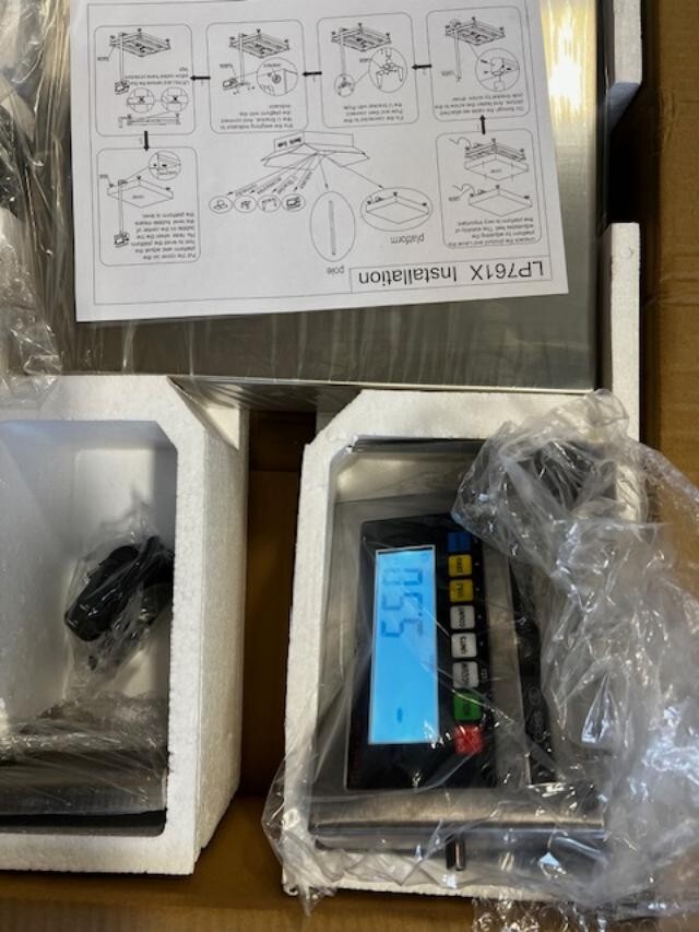 MNM Scales Waterproof Bench Scale 400 LB x 0.1 LB Washdown Stainless NTEP 1818
