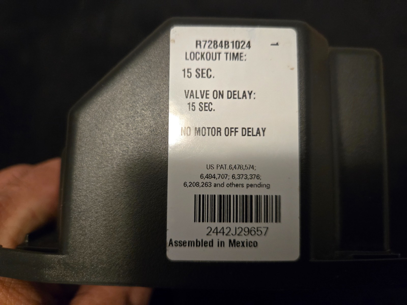 Honeywell R7284B1024