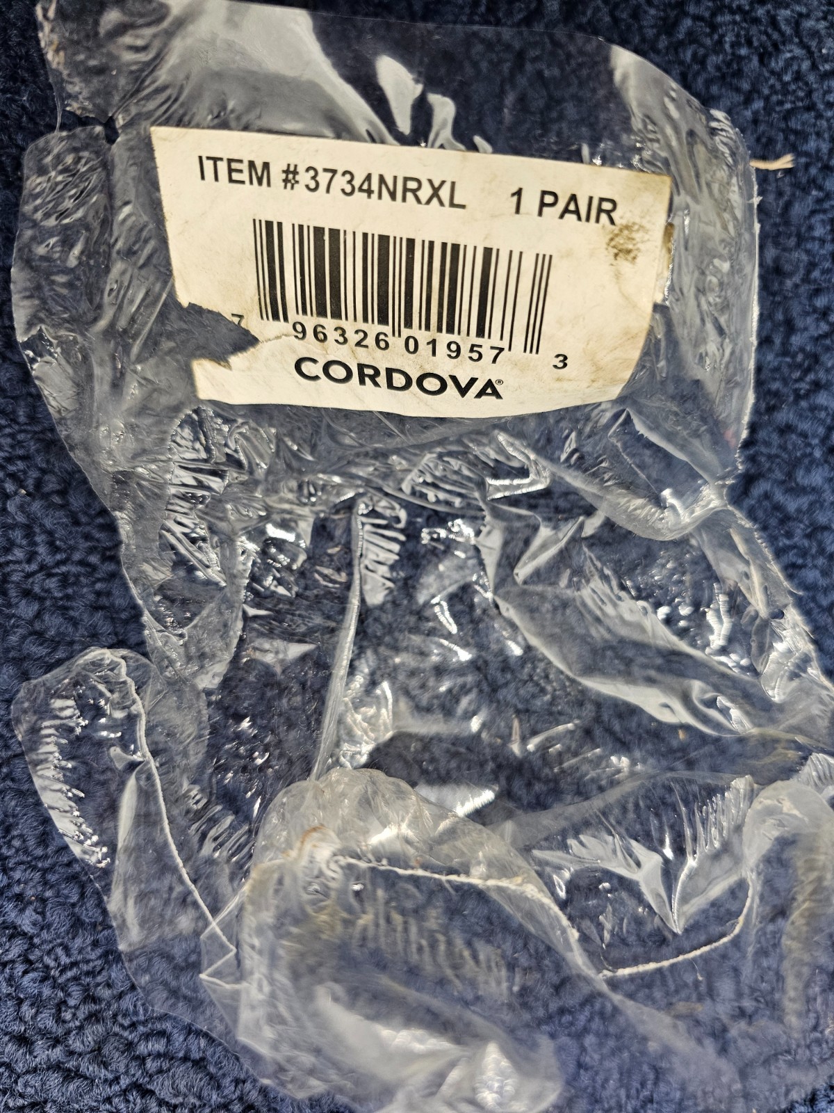 (QTY 6 Pairs) Cordova 3734NRXL Glove Machinist 13-Gauge Size XL ANSI Cut