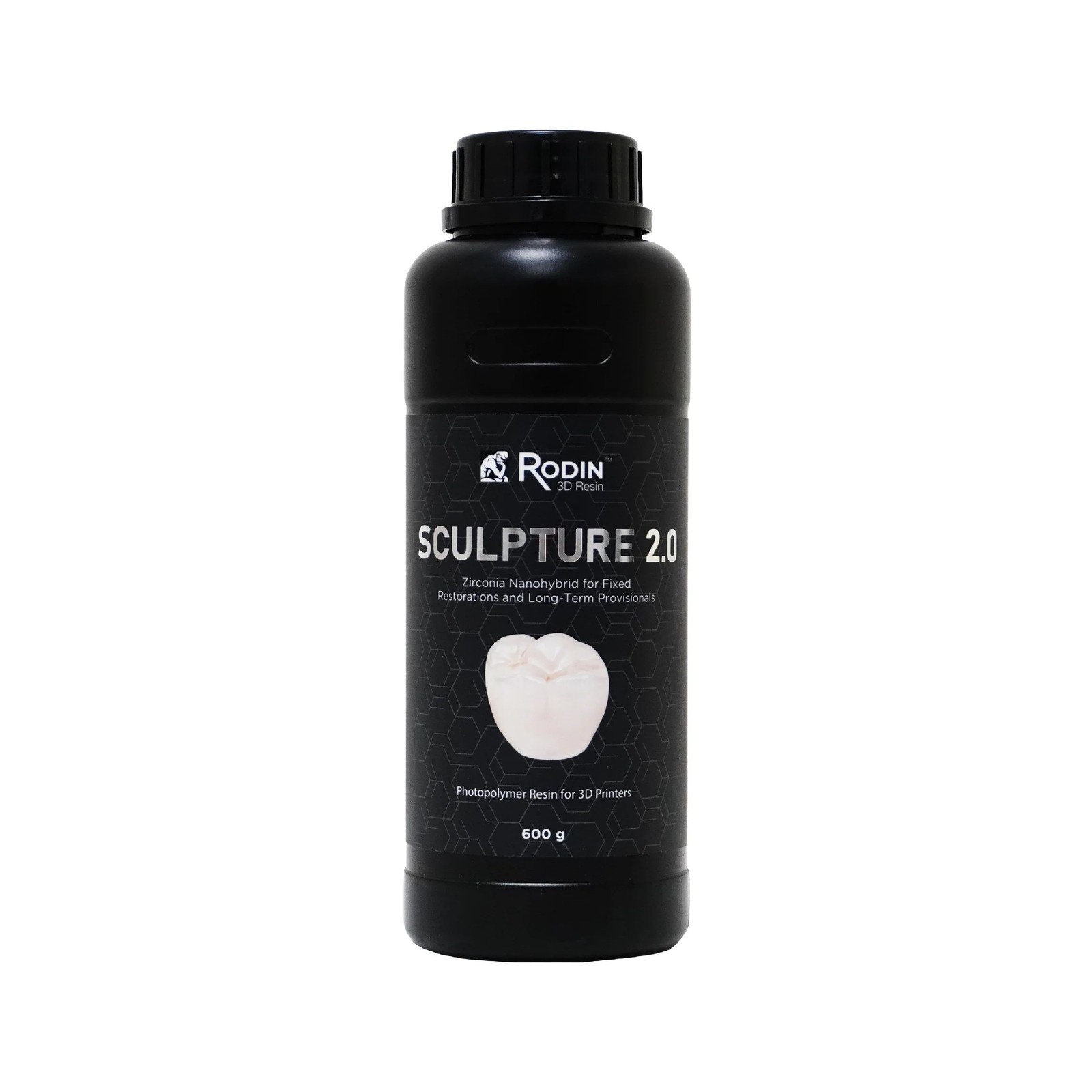 Pac-Dent 23897 Rodin Sculpture 2.0 Ceramic Nanohybrid 3D Resins A4 600gm