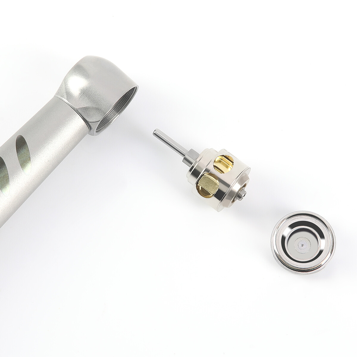 Dental Torque Head High Speed Handpiece 3 Water Spray Stainless Body 2 /4Holes