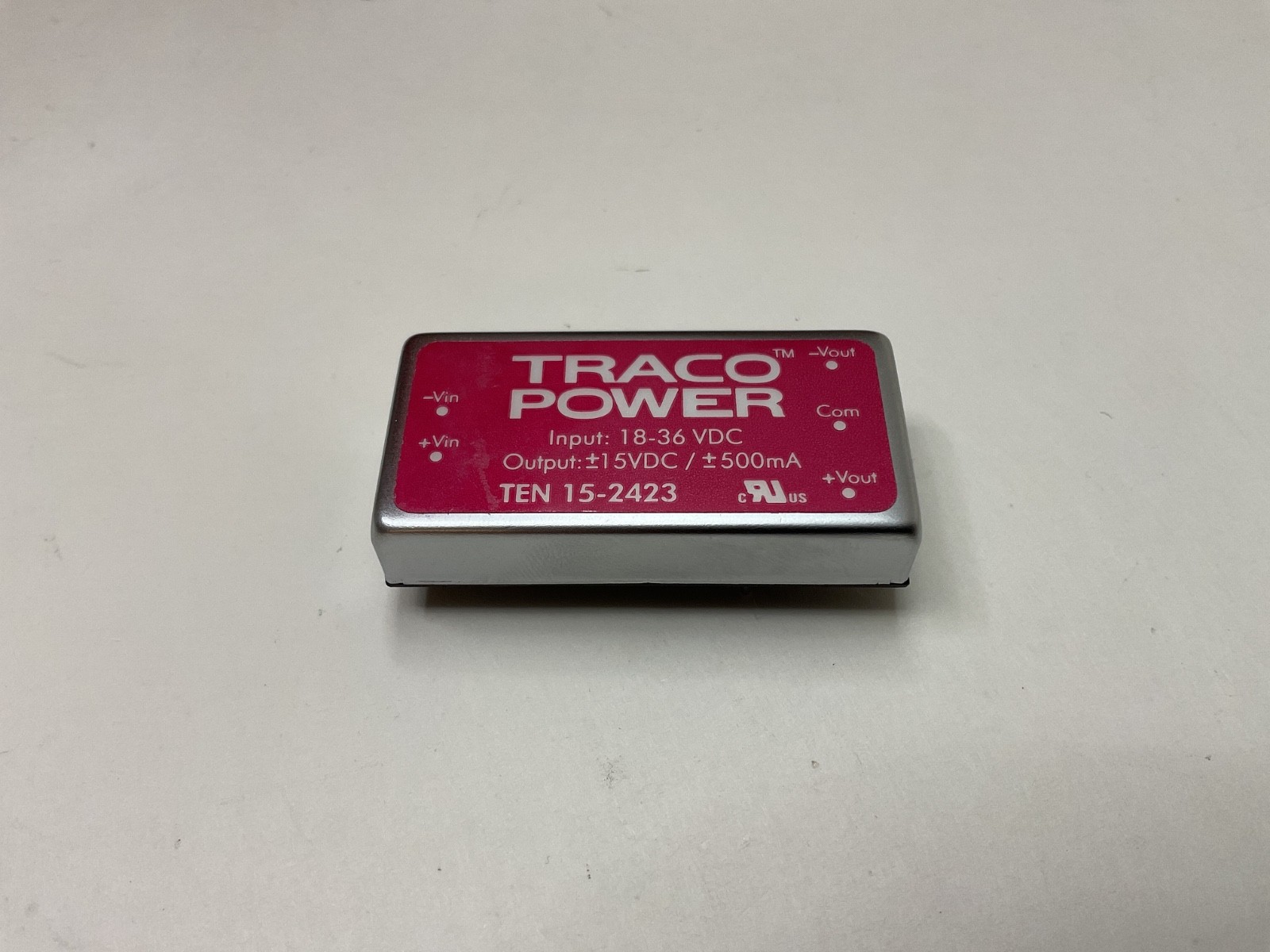 TRACO POWER TEN 15-2423 TEN152423 Isolated DC DC Converter 18-36V in +/- 15V out
