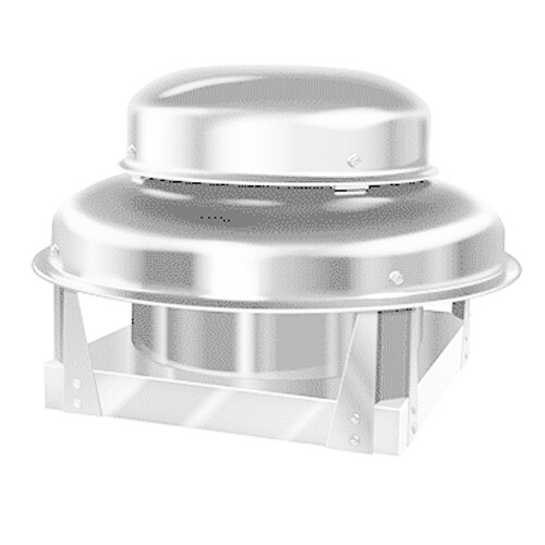 HoodMart Direct Drive Downblast Exhaust Fan 300 CFM 1725 RPM 1PH w/Speed Control