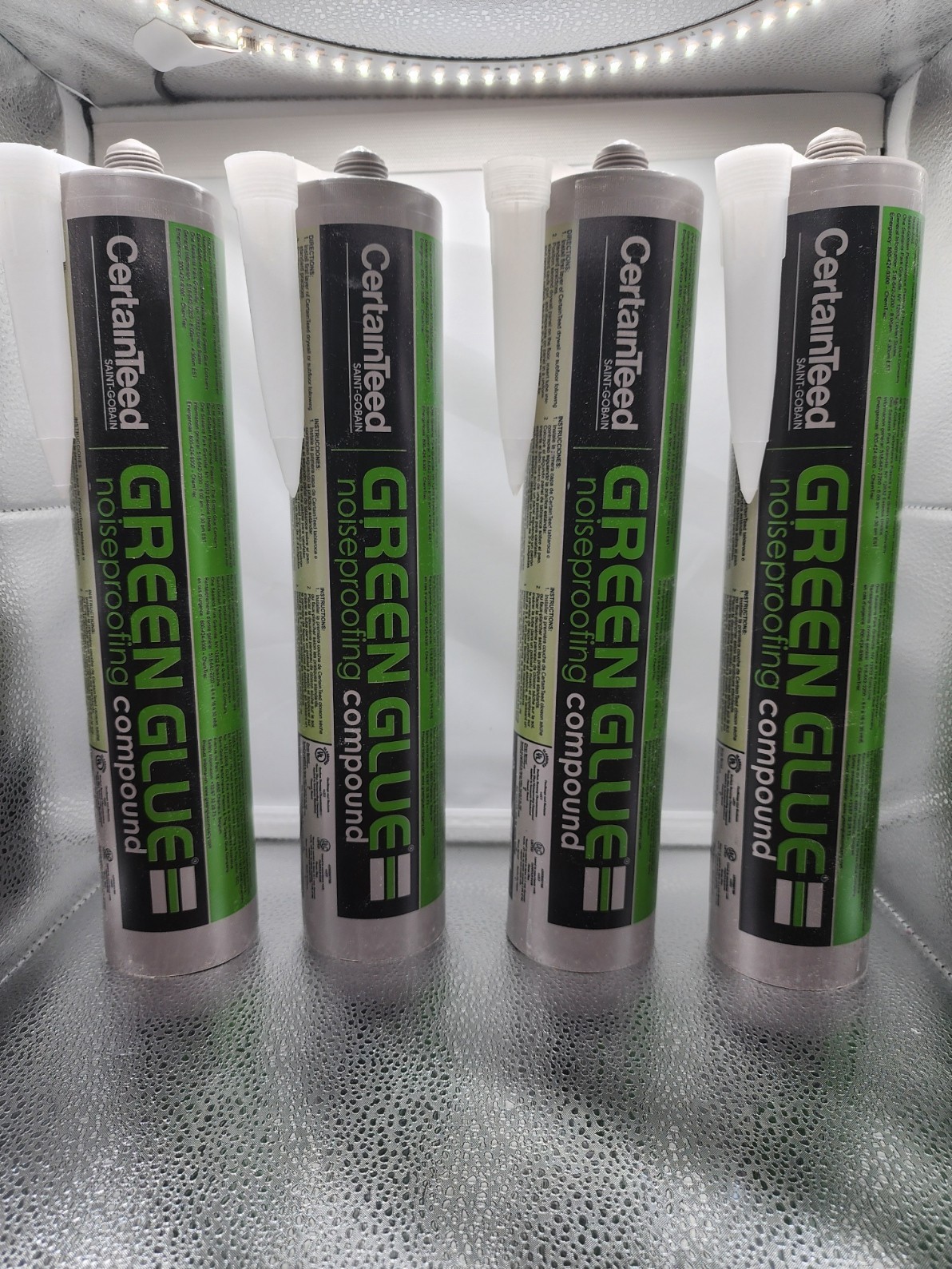 Green Glue 28 oz Noiseproofing and Damping Compound – 4 Tubes