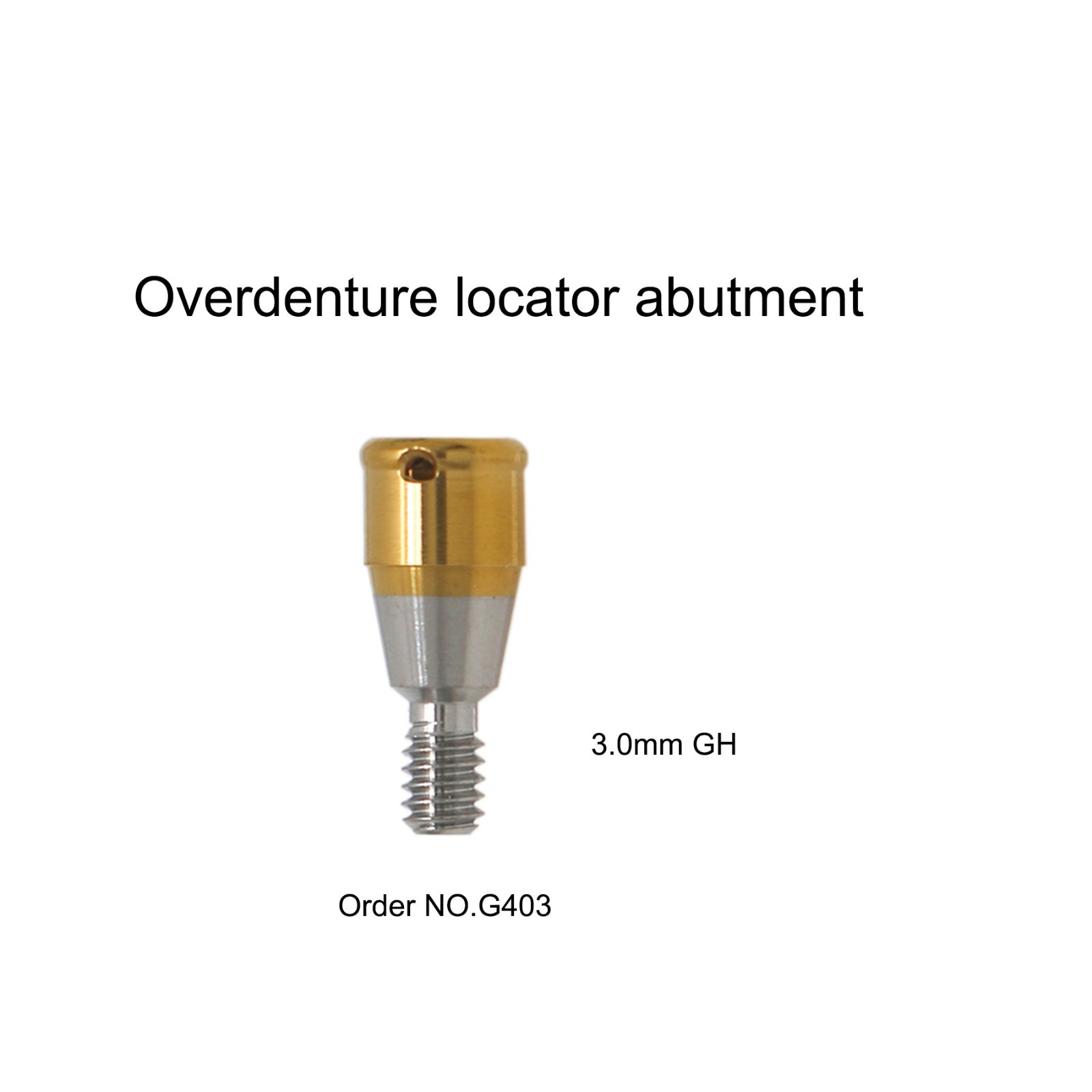 US Dental Locator/Healing Abutment Male Cap Insert for DIO UF II Regular Implant