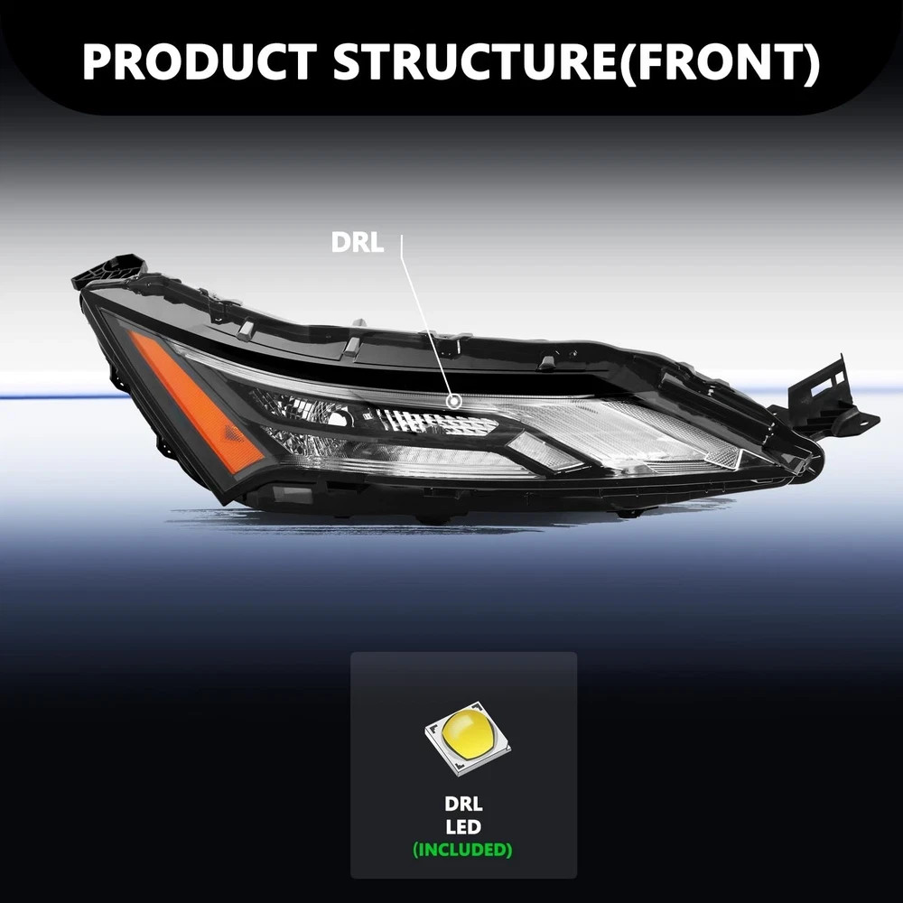 LED Daytime Running Light Fit for 2021 2022 2023 Nissan Rogue