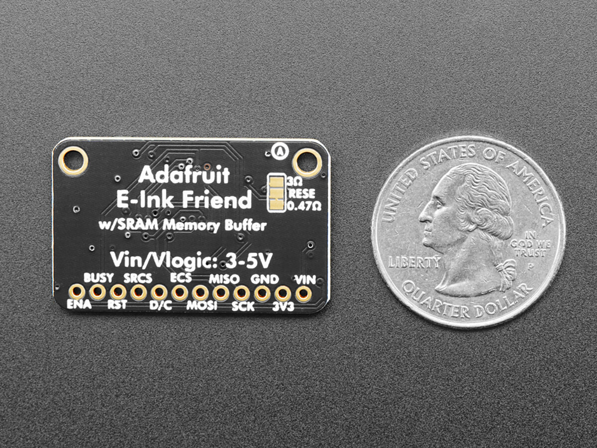 [3DMakerWorld] Adafruit eInk Breakout Friend with 32KB SRAM