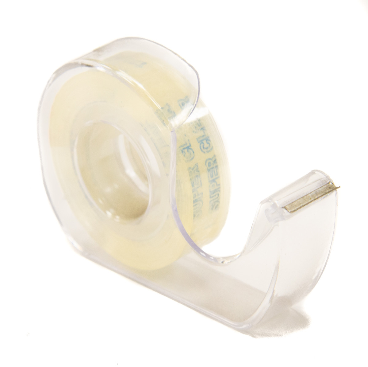 144 Rolls of Clear Tape w/ Dispenser – .47″ x 1000″ – 1.2 Mil