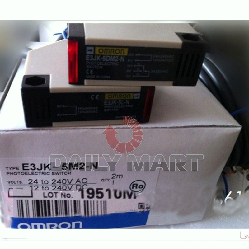 OMRON E3JK-5M2-N (E3JK5DM2-N & E3JK-5L-N) Photoelectric Switch New in Box NIB