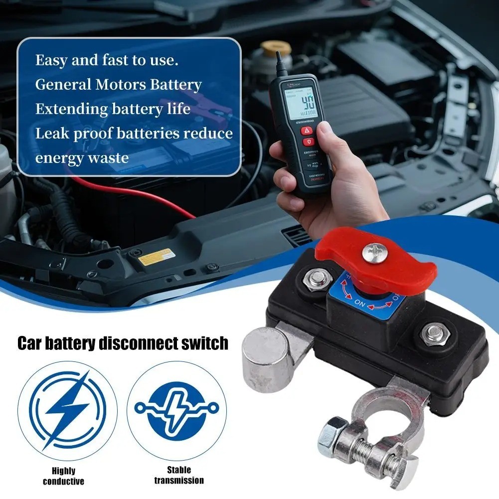 12V/24V Car Battery Disconnect Switch Automatic Manual Circuit Breaker Protector