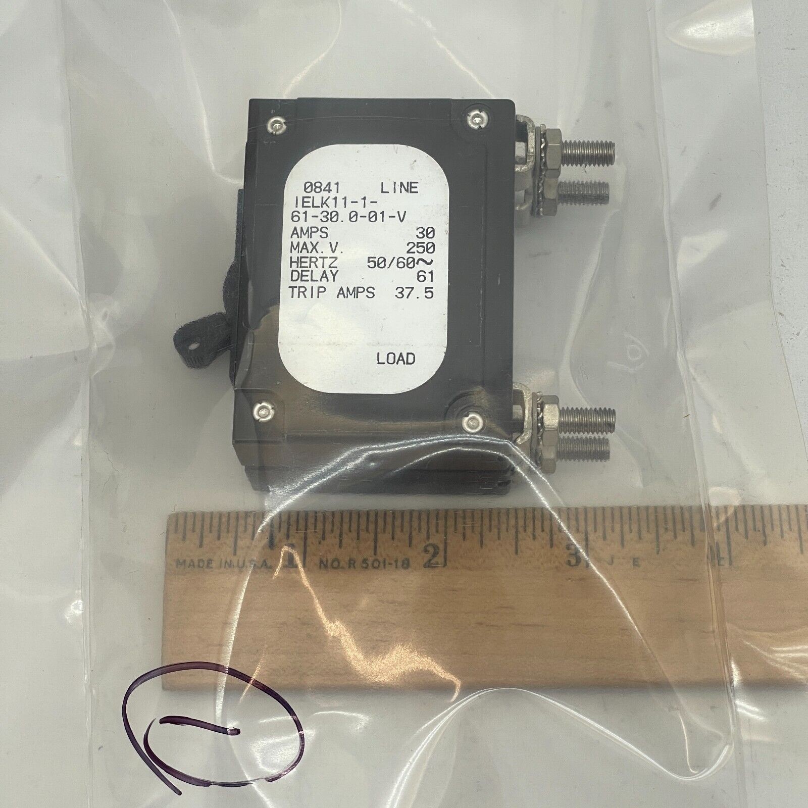 IELK111-1-61-30.0-01-V – Sensata Airpax Magnetic Circuit Breaker 2P 30A 50/60Hz