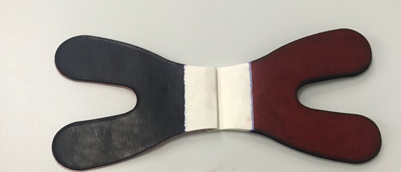 Articulating Paper Horse shoe Thick Blue and Red 100μm 6 books/box