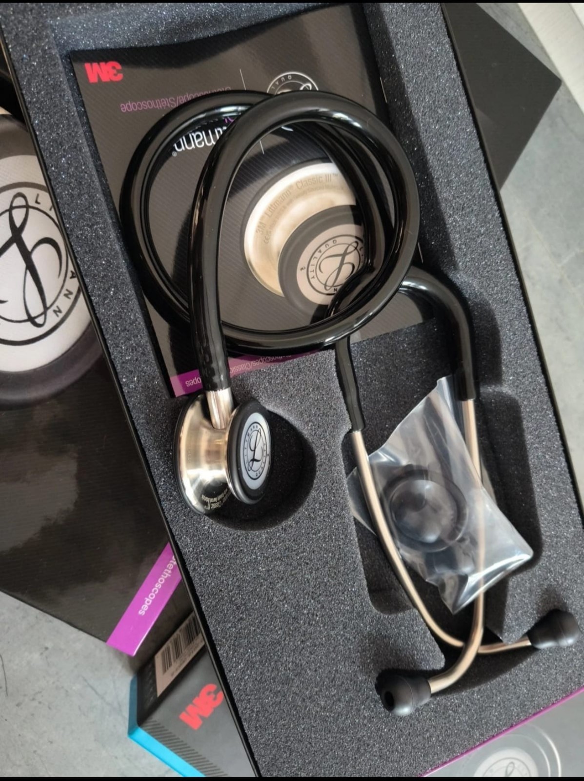 3M Littmann Classic III Stethoscope – NEW – Color, Red, Blue or Black