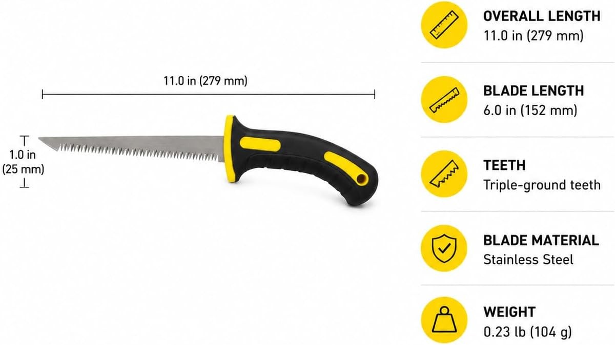Platinum Tools 10711 Heavy Duty PRO Drywall Saw