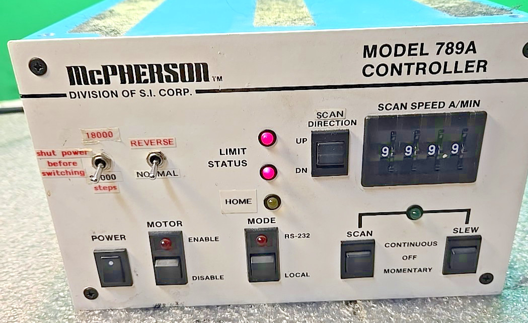 McPHERSON Model 789A Stepper DRIVE Scan Controller OEM Modified Steps w/Reverse