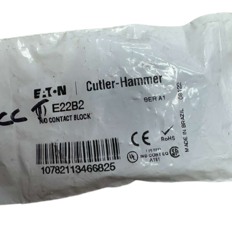 Eaton Cutler-Hammer E22B2 Contact Block N/O Series A1 **Free Shipping**