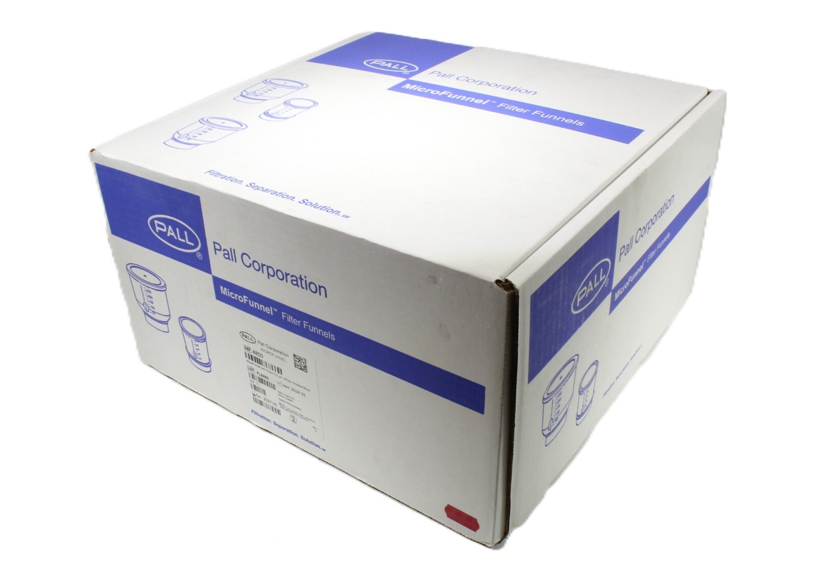 New Pall MicroFunnel w/ Supor 0.2 µm 100 mL Expires: 2027-03 Gridded 50/Pk