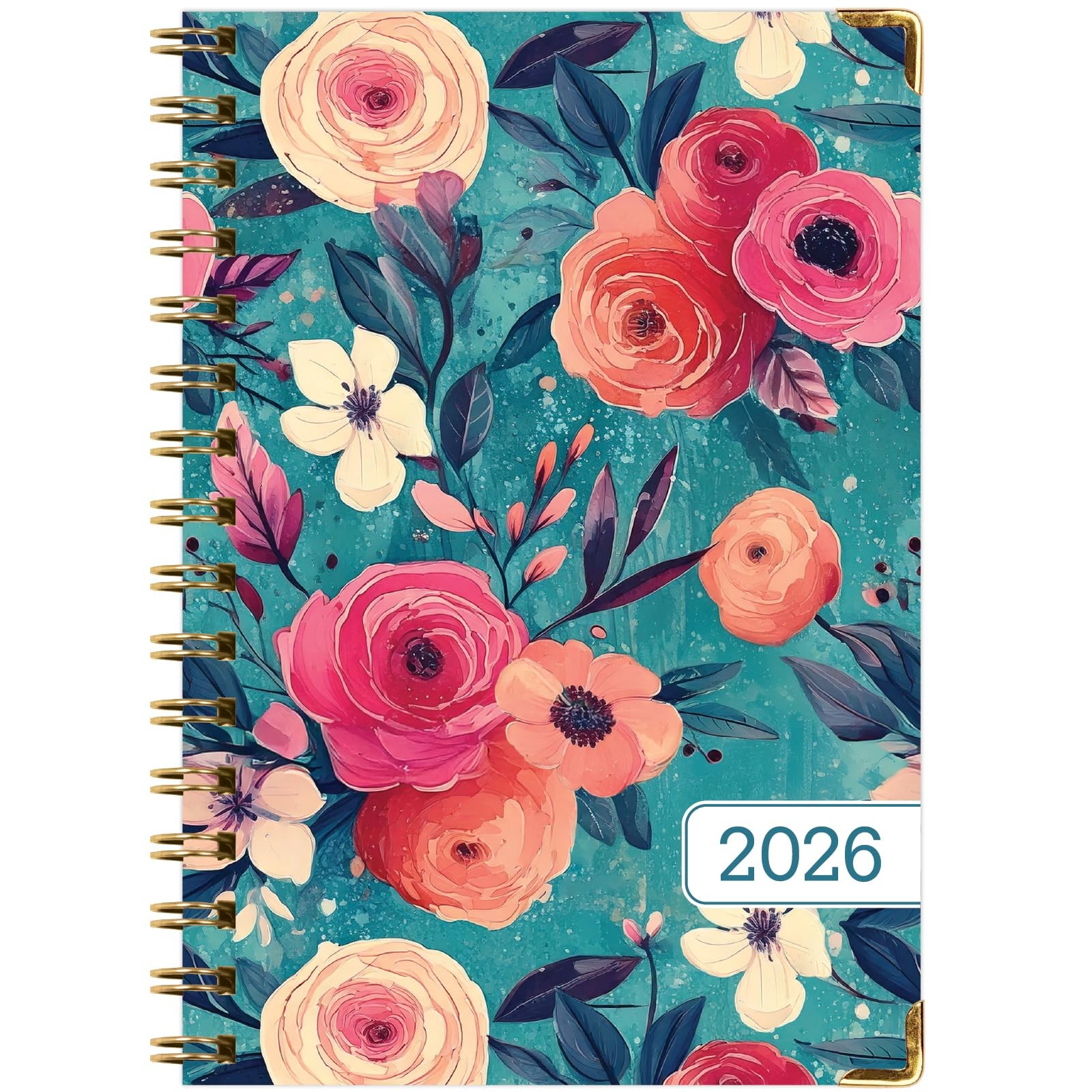 HARDCOVER 2026 Planner, 5.5″x8″: 14 Months (November 2025 – December 2026), D…