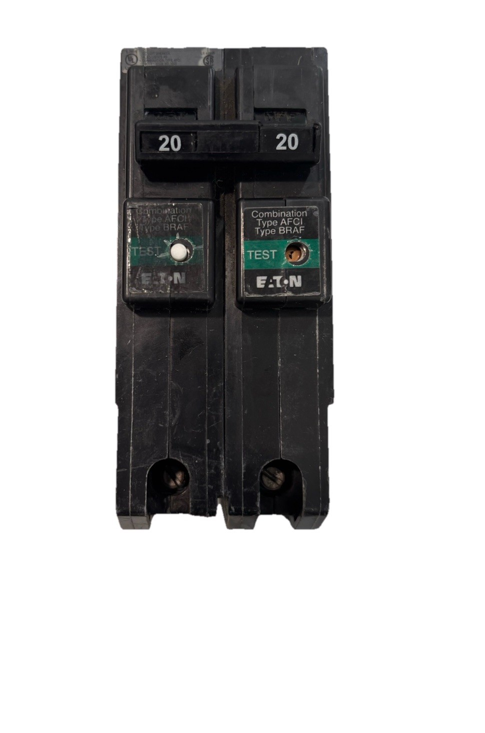 Eaton Cutler Hammer BRL220CAF Combination AFCI 240V 20A Breaker 120/240V