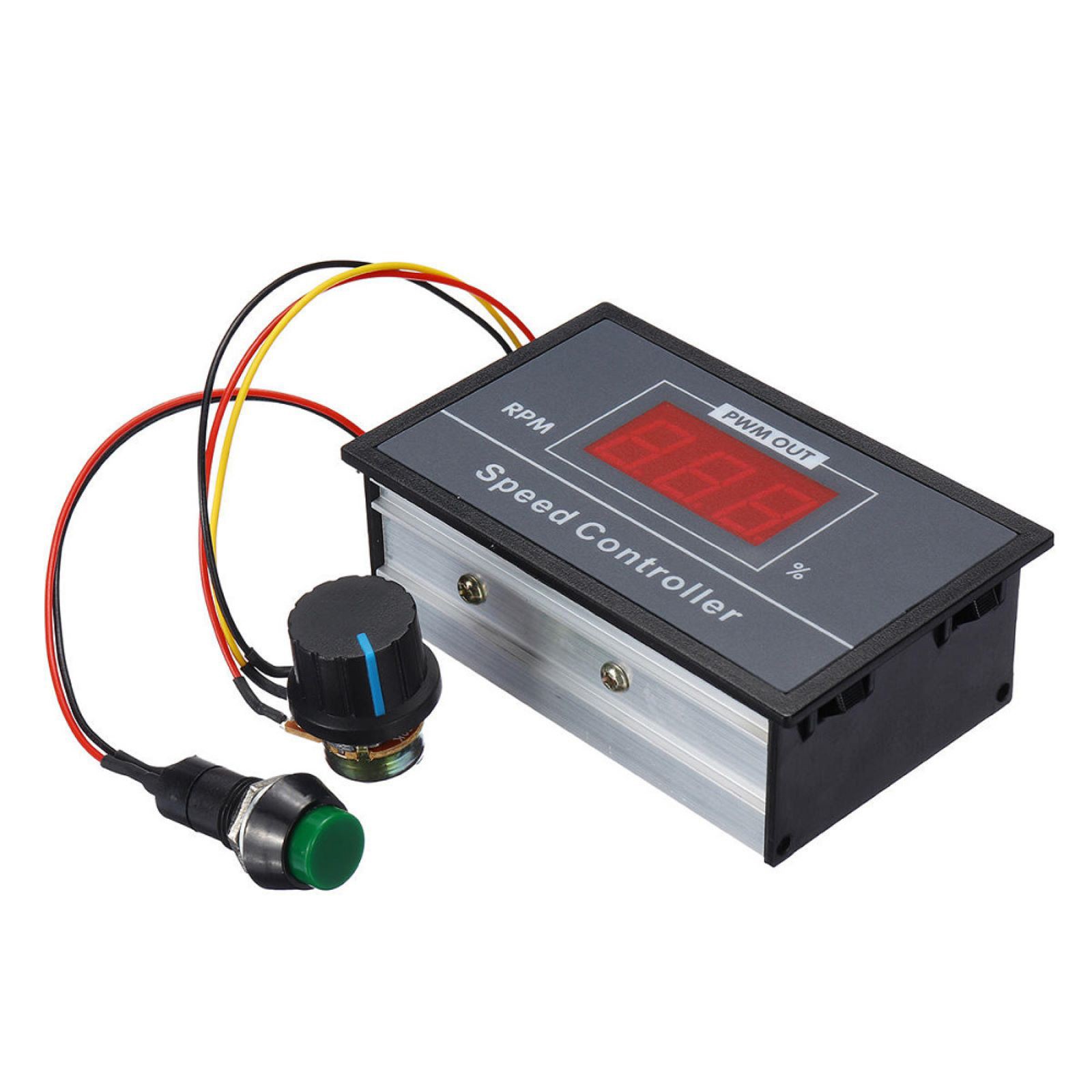 High Current 30A PWM DC Motor Controller for 12V 24V 36V 48V Systems w/ Display